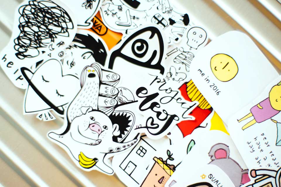 Stickers-Vetrina